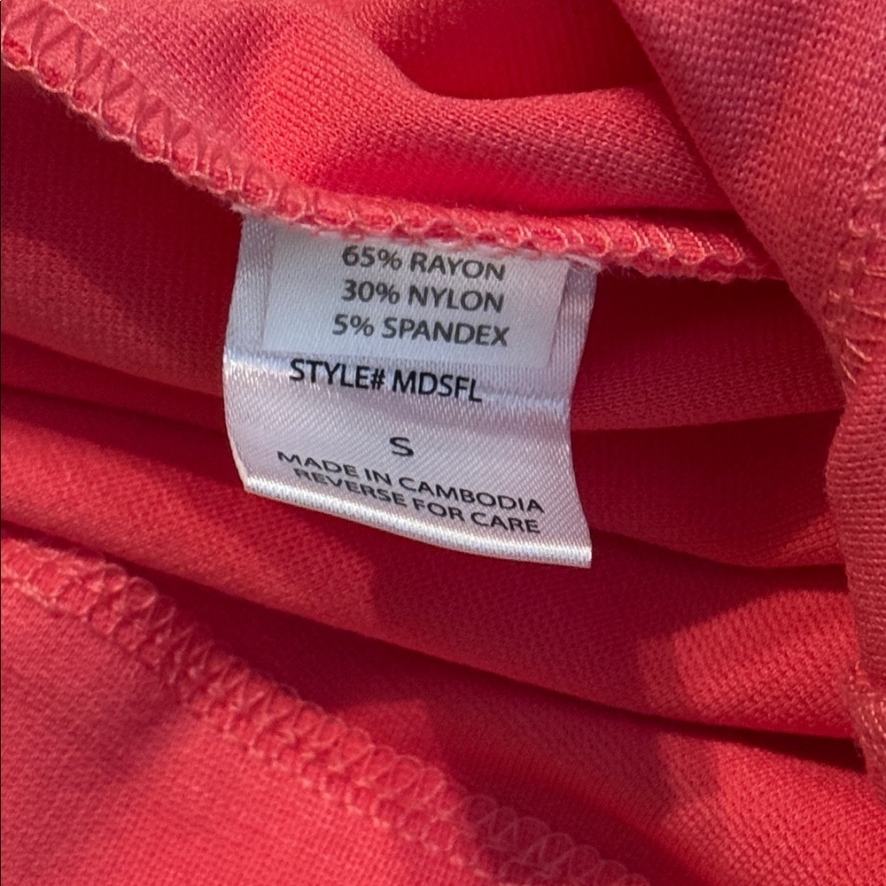 NWT Dear Scarlett Coral Magic Kick Flare Pants Size S - Picture 9 of 11